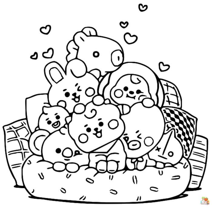 bt21 coloring pages 10