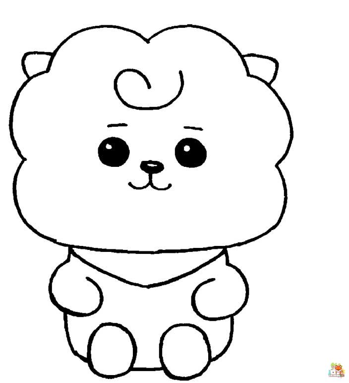 bt21 coloring pages 7