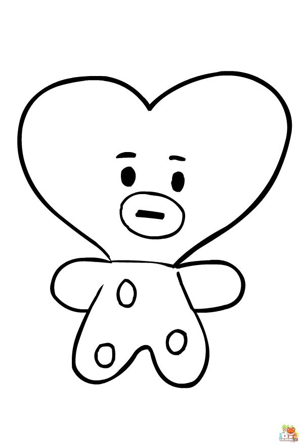 bt21 coloring pages 8