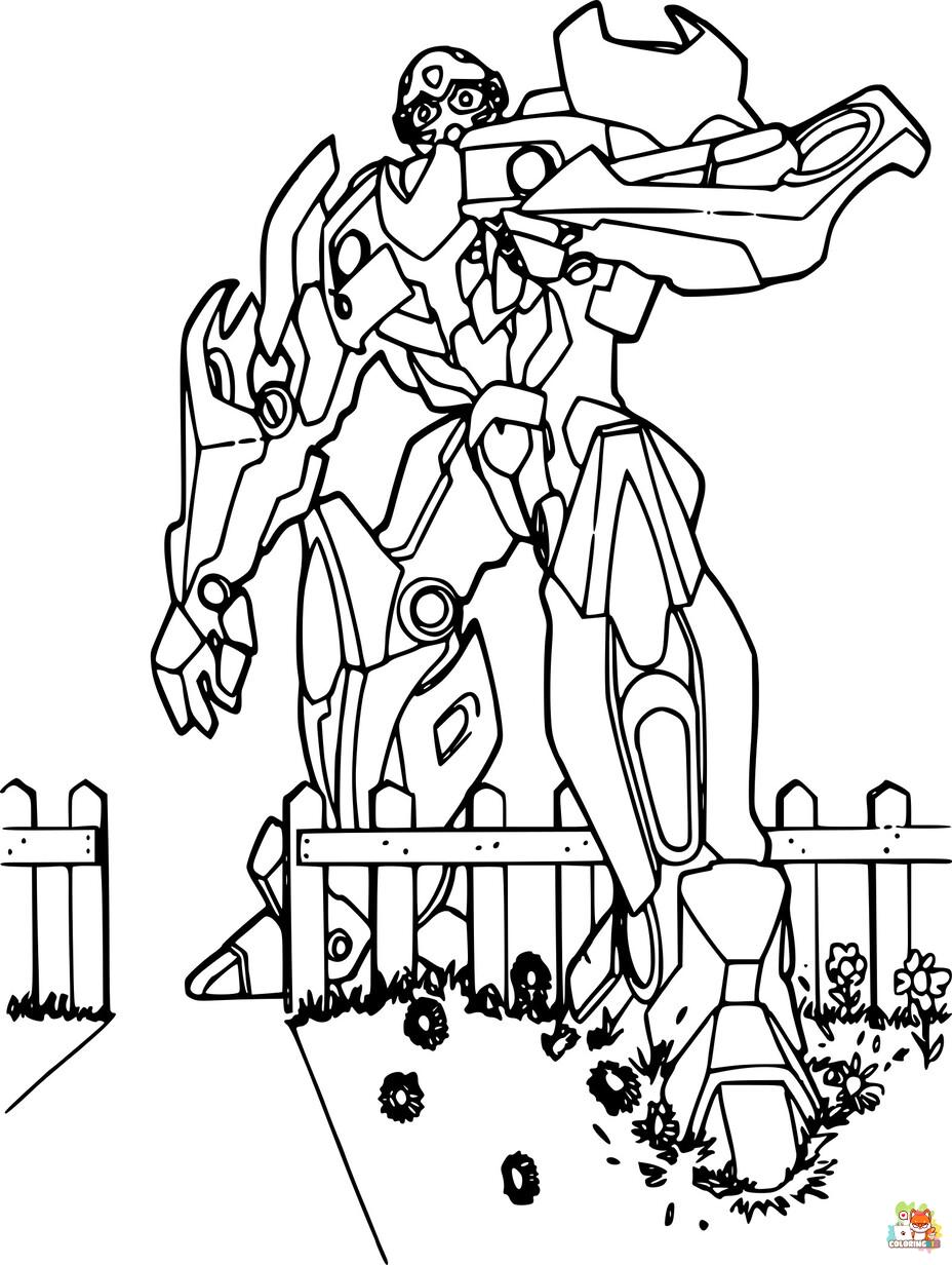 bumblebee transformer coloring pages to print