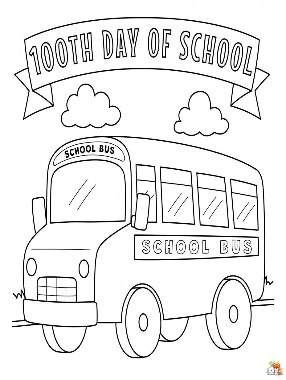 bus coloring pages 2