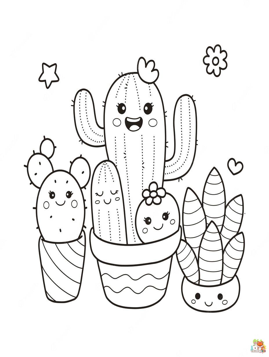 cactus coloring pages 1