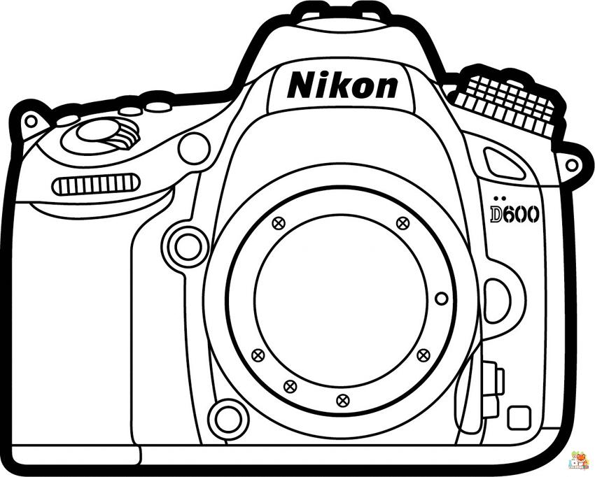 camera coloring pages 4