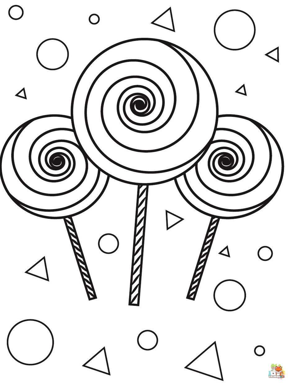 candies coloring pages printable