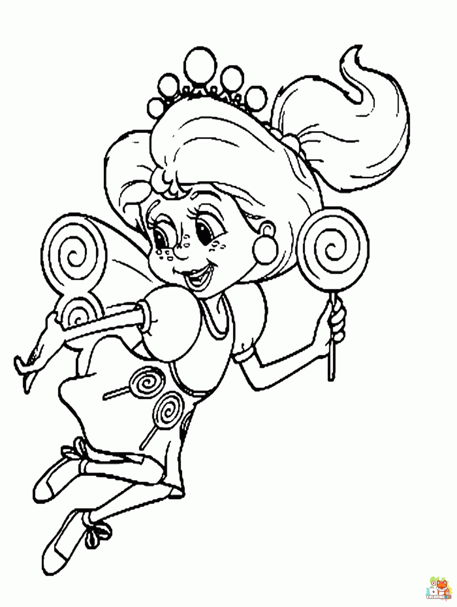 candyland coloring pages 3
