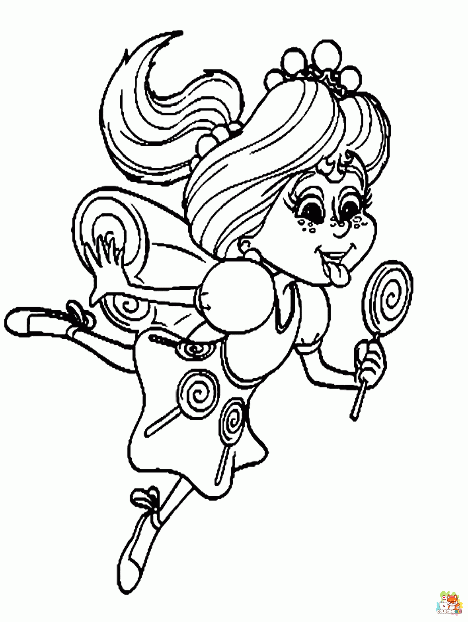 candyland coloring pages 5
