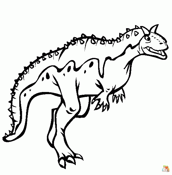 carnotaurus coloring pages free