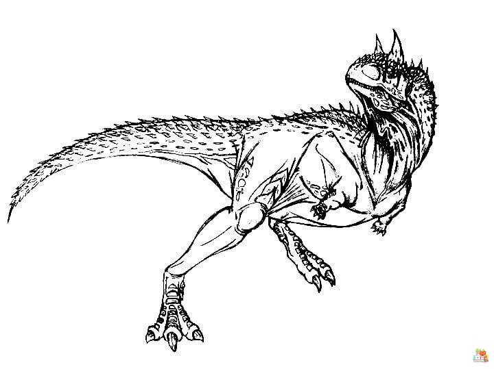 carnotaurus coloring pages printable free