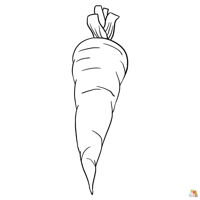 carrot coloring pages 3