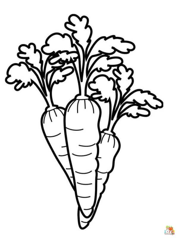 carrot coloring pages 7