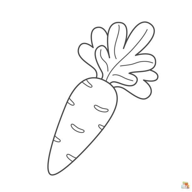 carrot coloring pages 9