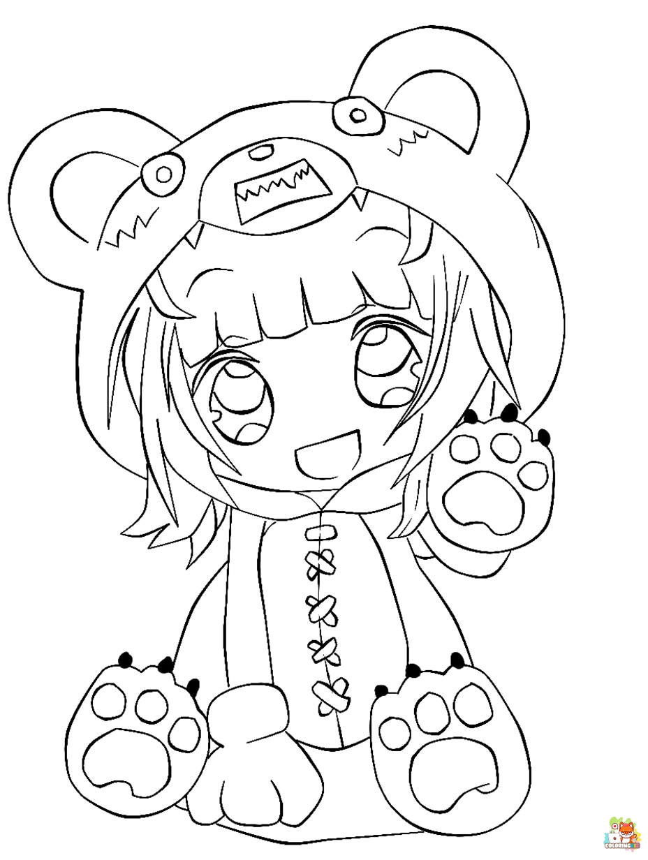 chibi coloring pages 6