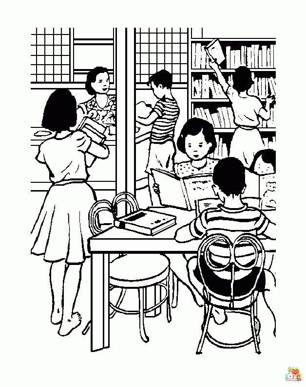 classroom coloring pages free