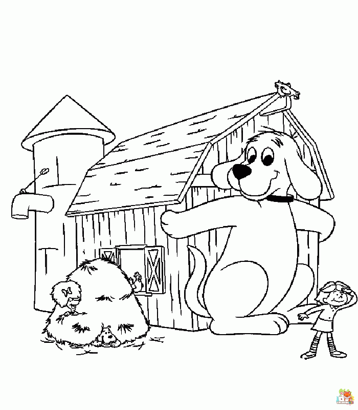 clifford coloring pages 2