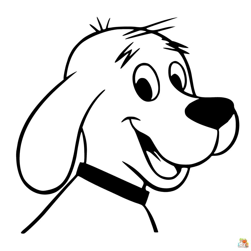 clifford coloring pages 5