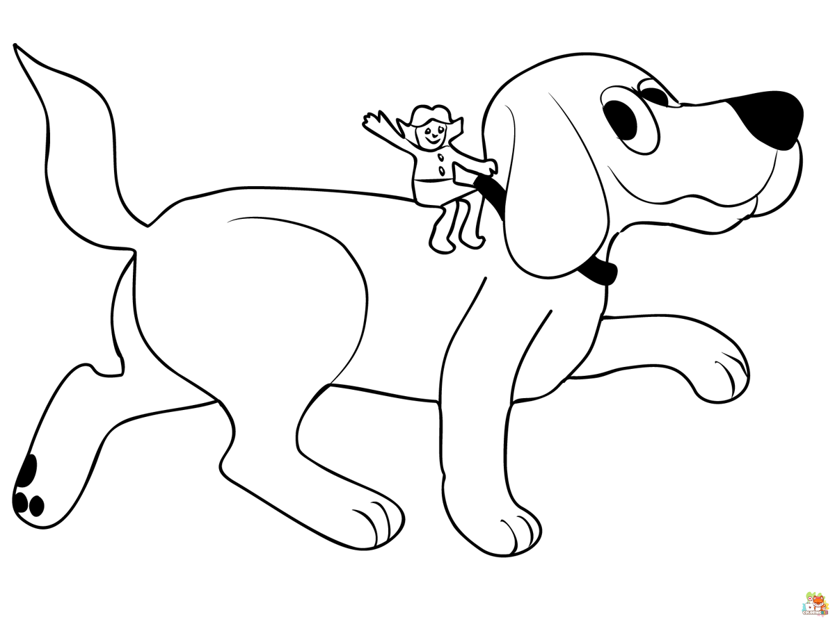 clifford coloring pages printable free