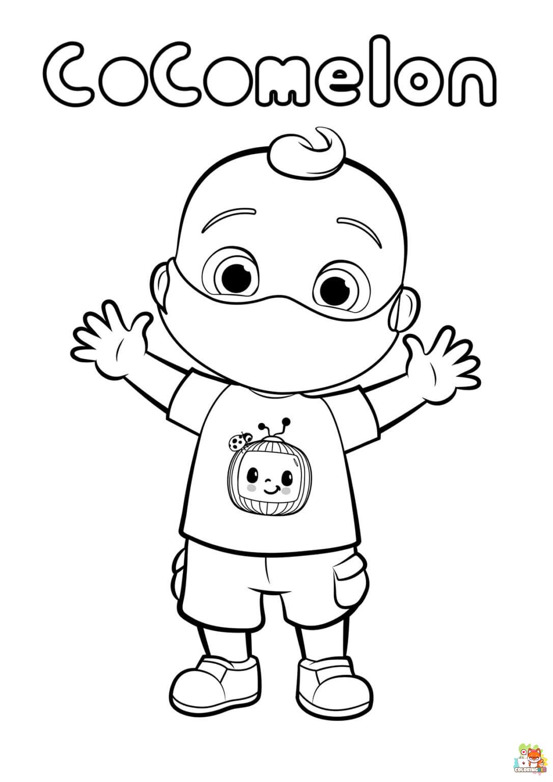 cocomelon coloring pages 1