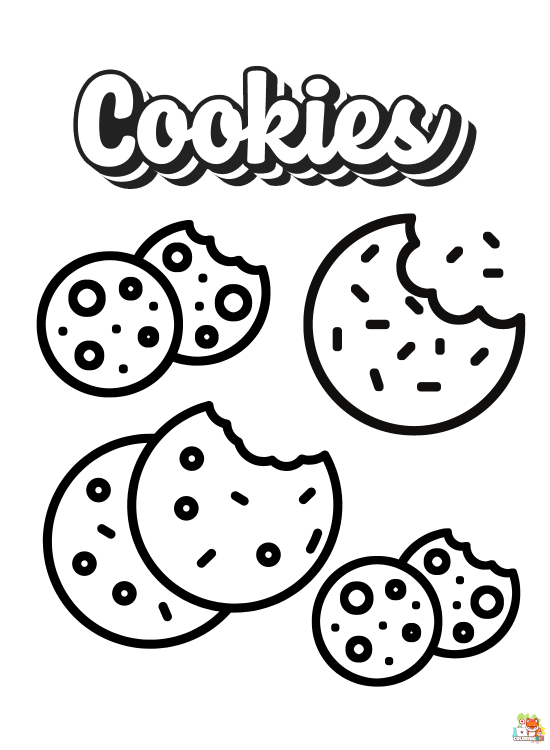 cookies coloring pages 2