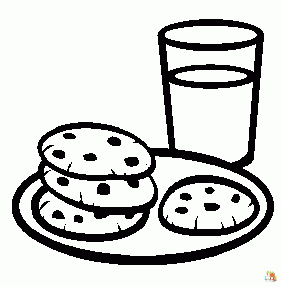 cookies coloring pages printable