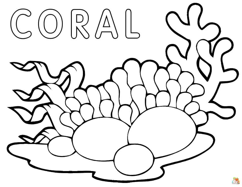 coral coloring pages 2