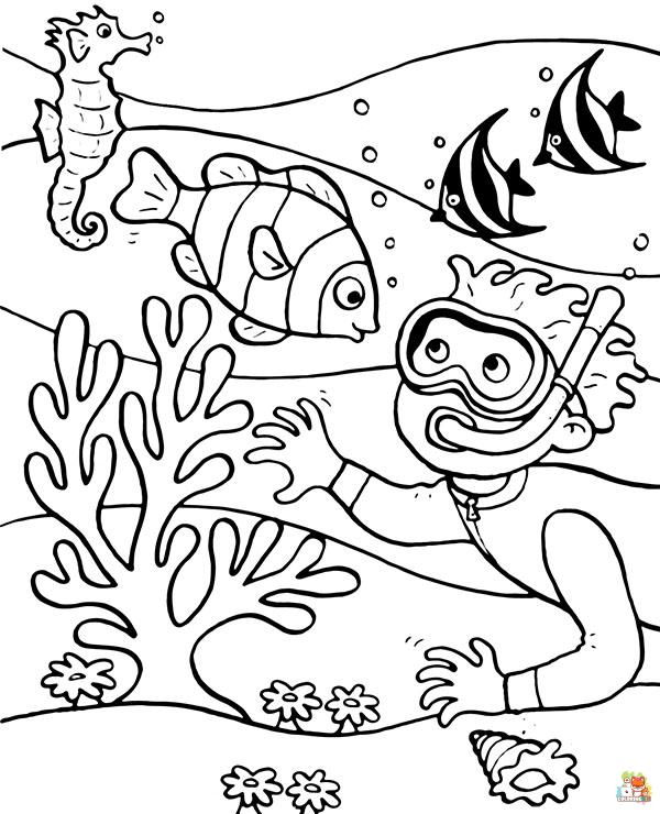 coral coloring pages 3