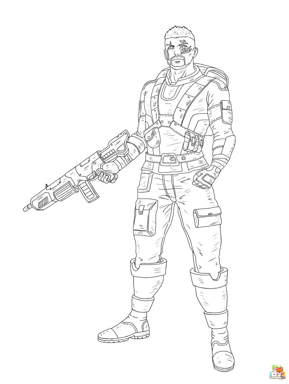 cyberpunk coloring pages 2