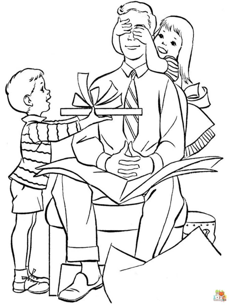 daddy coloring pages free