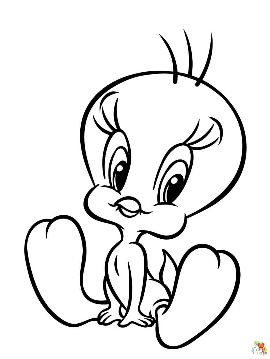daffy duck looney tunes coloring pages printable