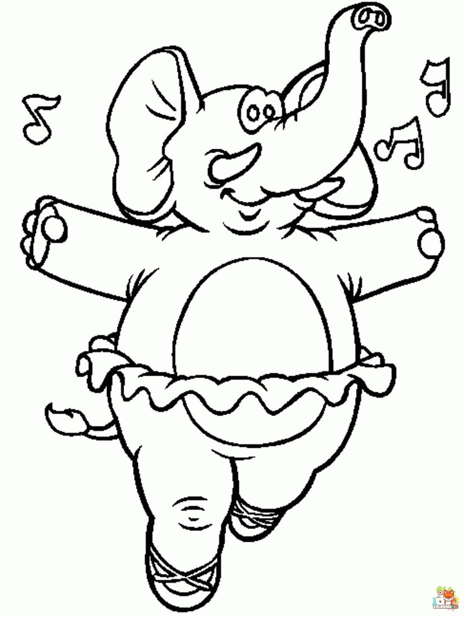 dance coloring pages 2