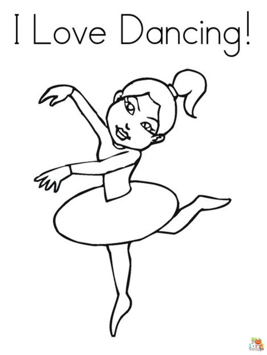 dance coloring pages 8