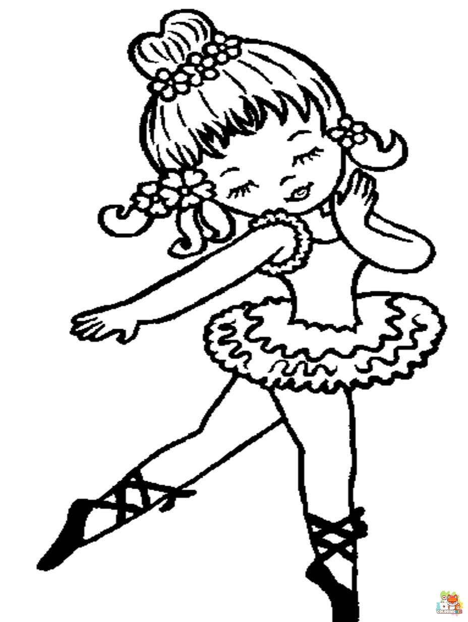 dance coloring pages printable free