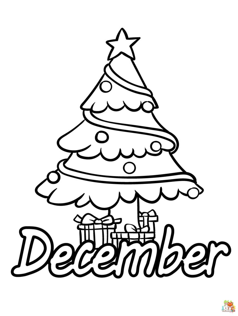 december coloring pages 3