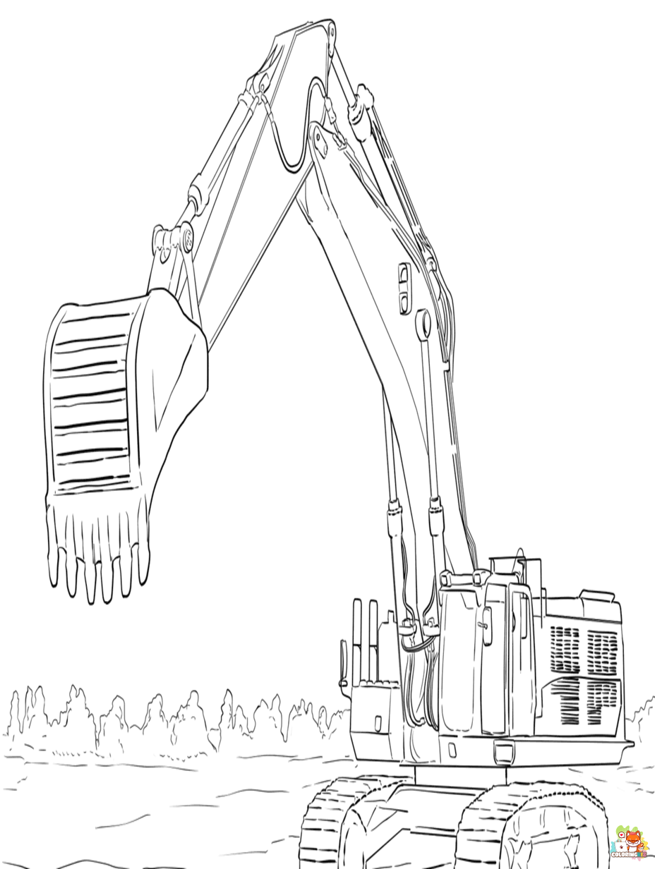 digger coloring pages 2