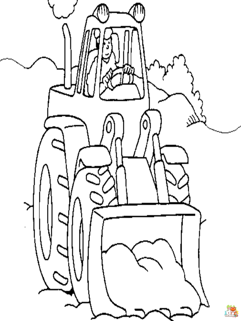 digger coloring pages printable free