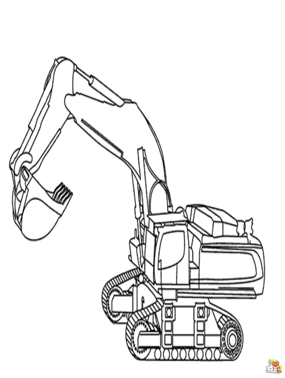 digger coloring pages printable