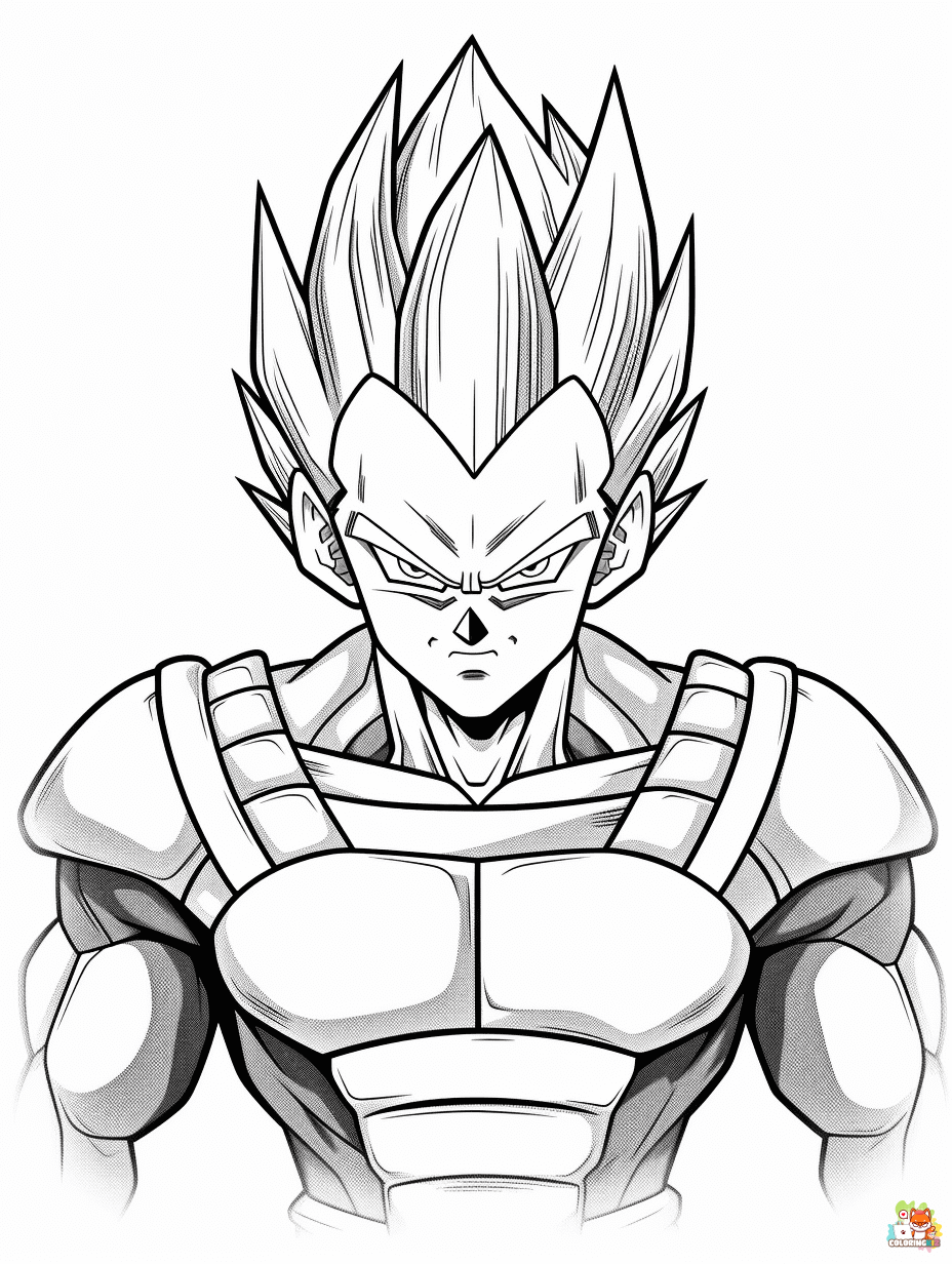 dragon ball z coloring pages free