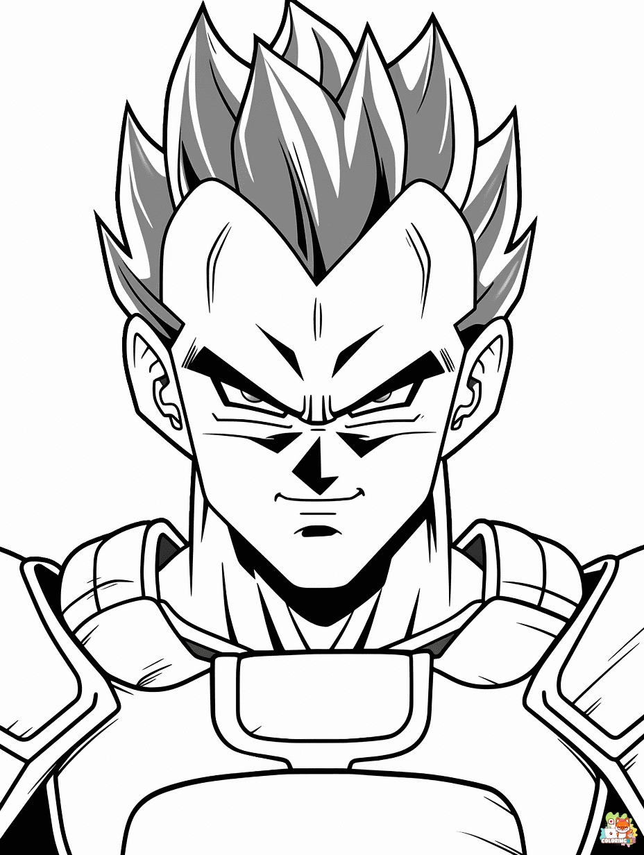 dragon ball z coloring pages printable free
