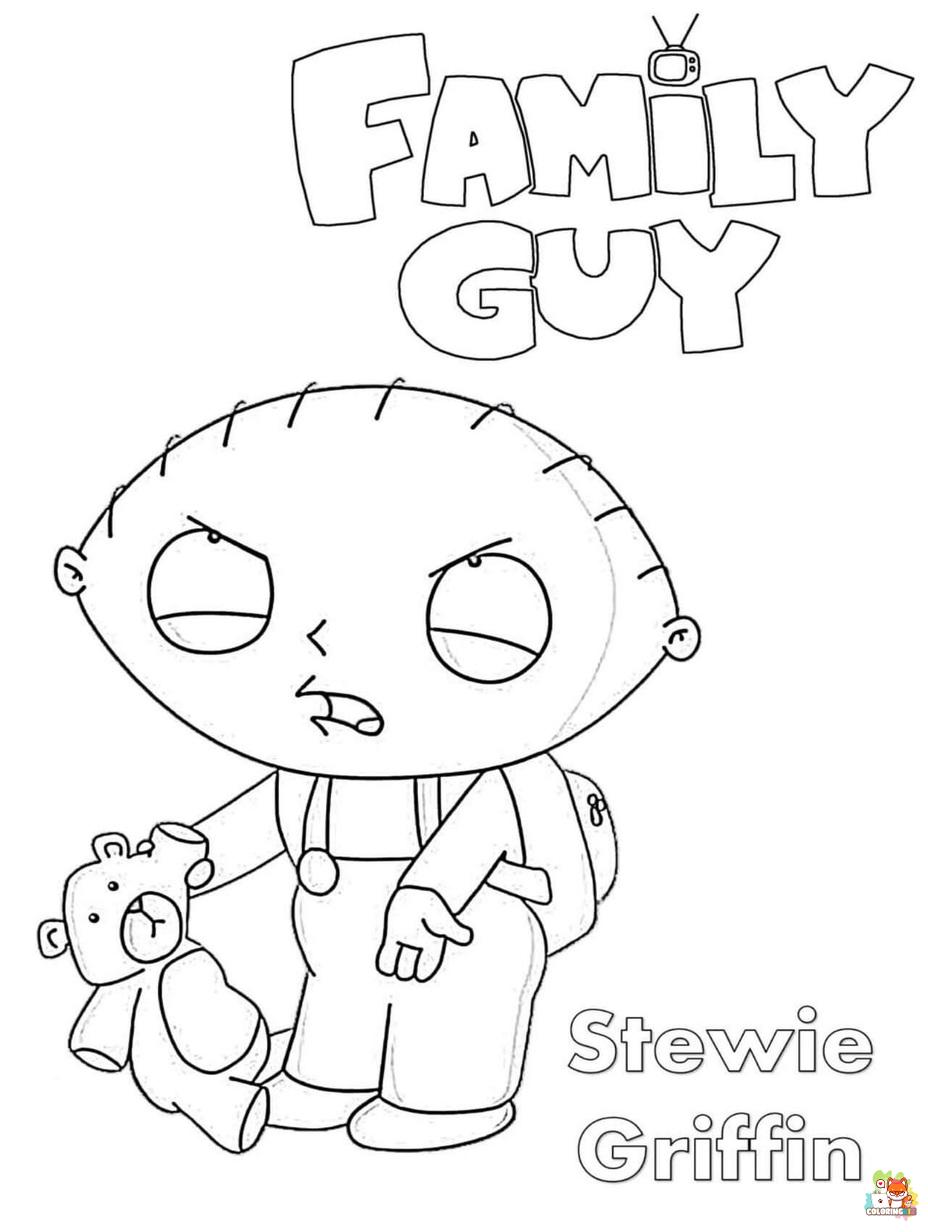 family guy coloring pages 2