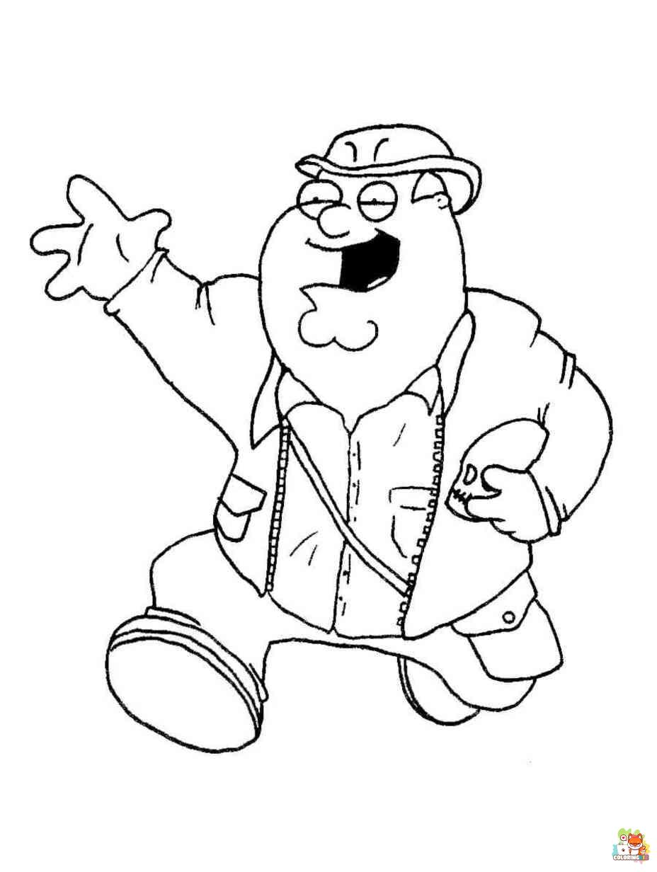 family guy coloring pages free