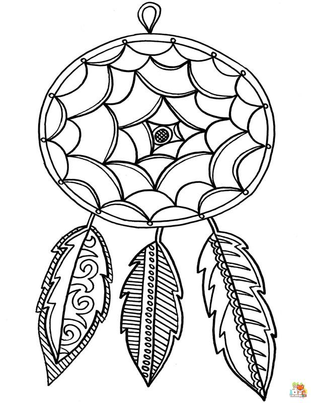 feather coloring pages 3