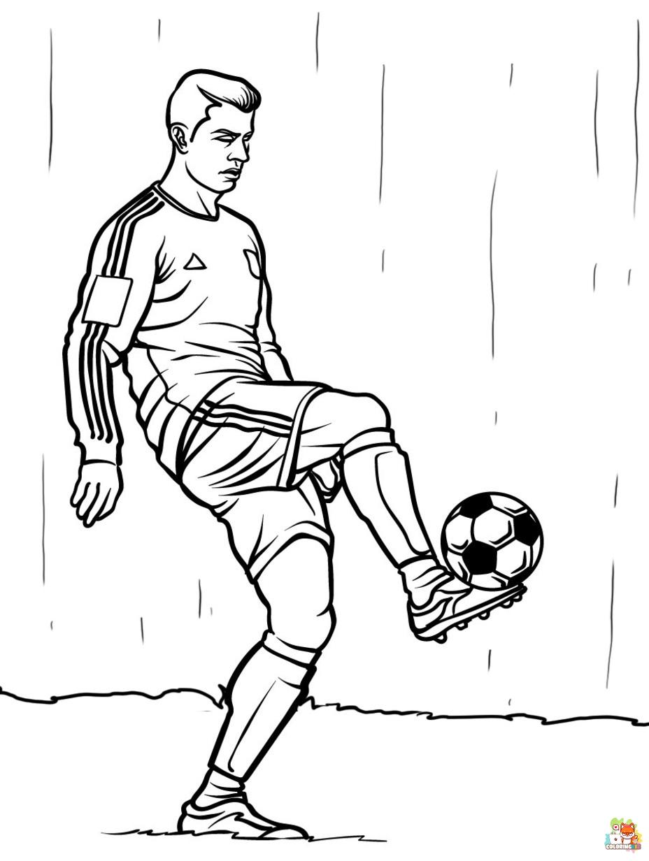 football player coloring pages printable free