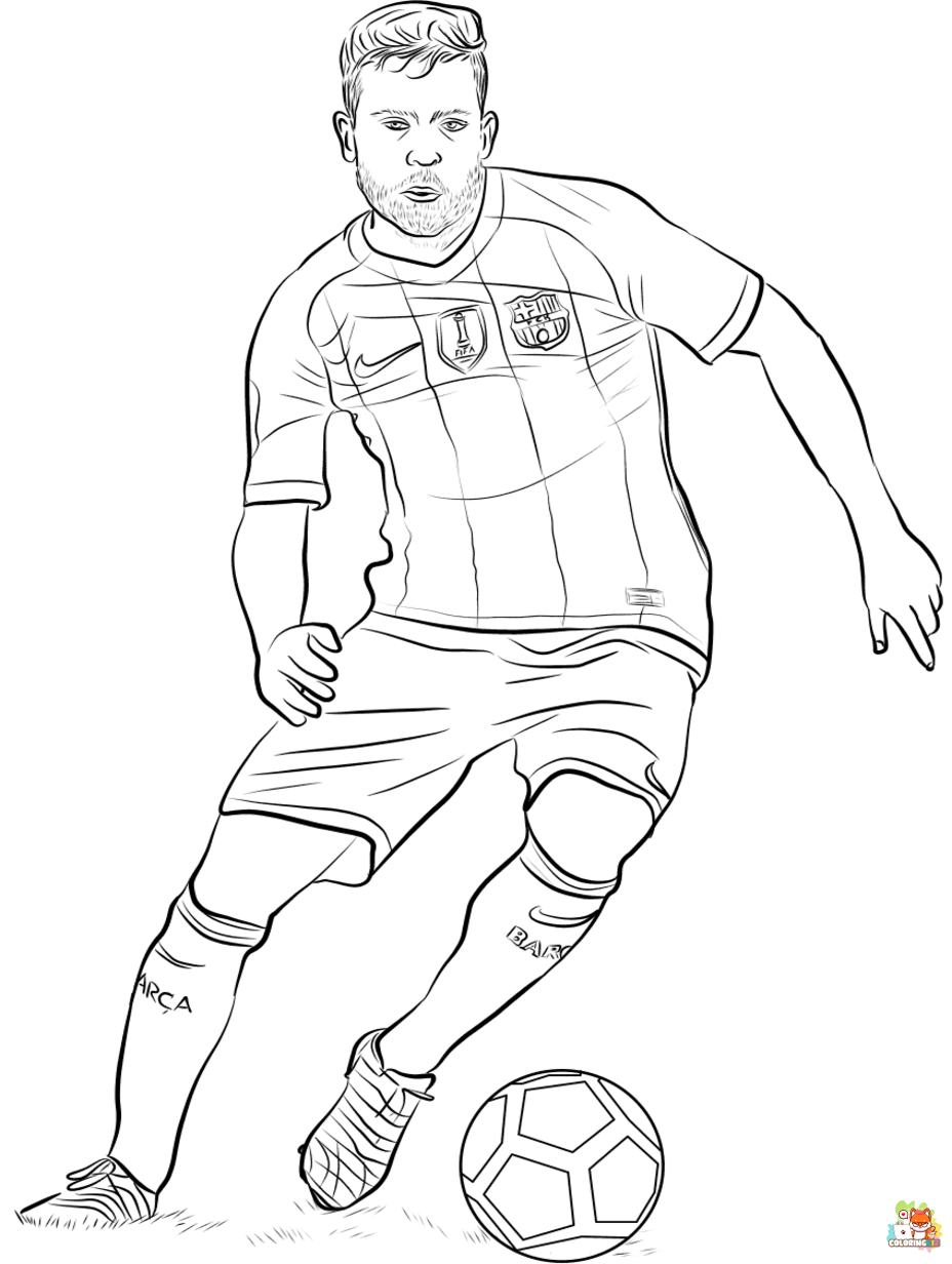 football player coloring pages printable