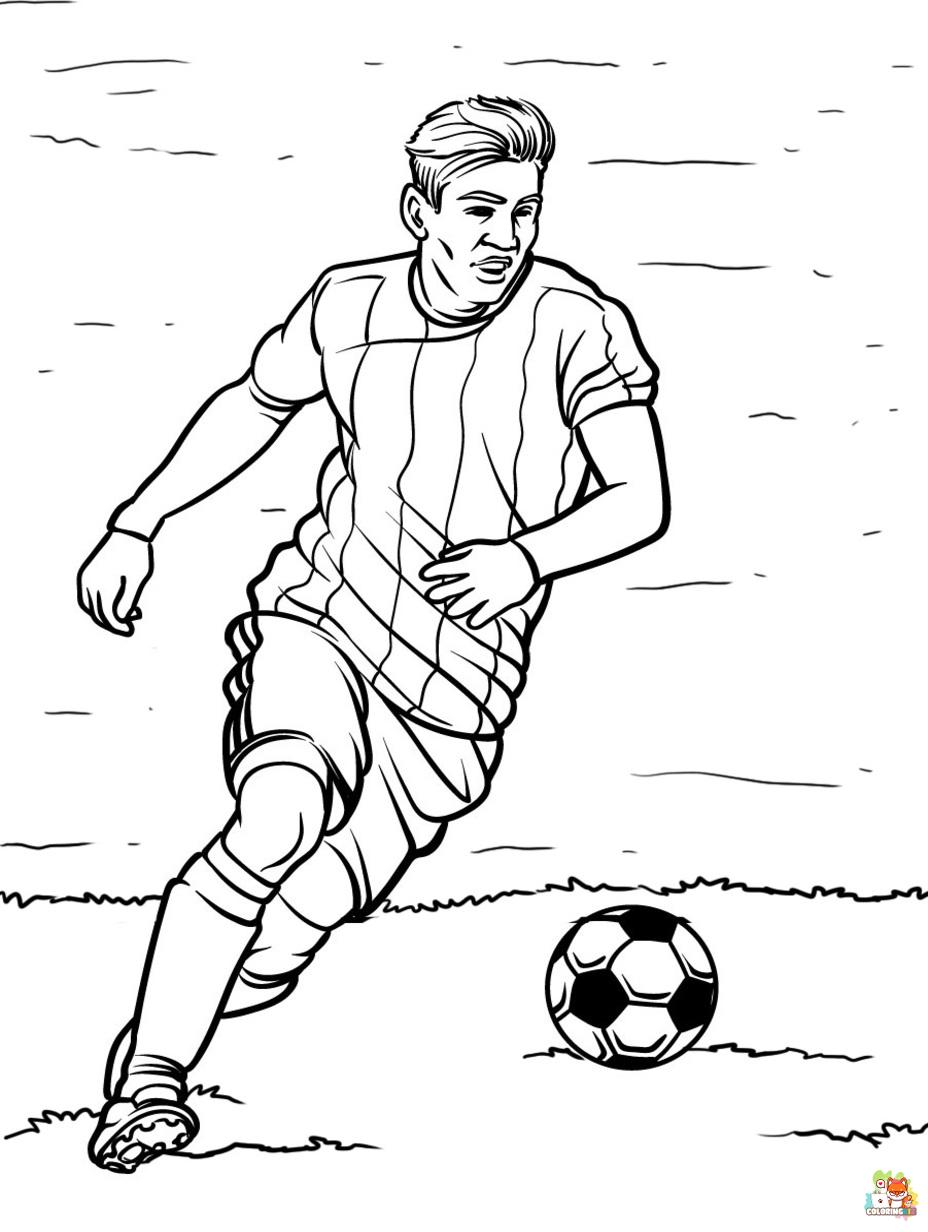 football player coloring pages to print
