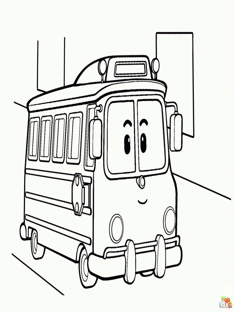 frank tayo the little bus coloring pages 4