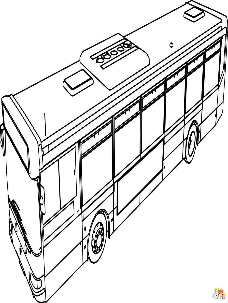 frank tayo the little bus coloring pages printable