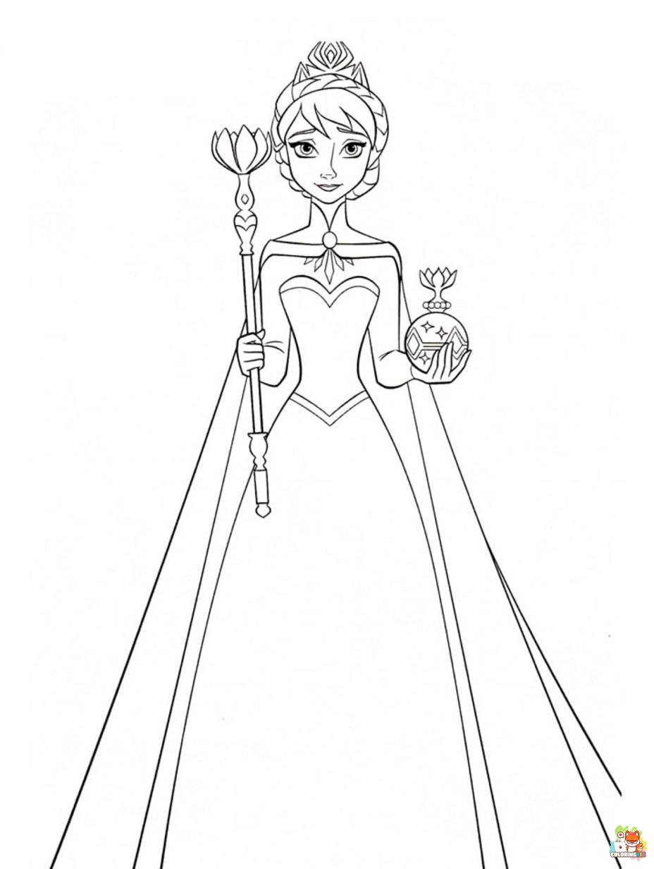 frozen 2 coloring pages to print
