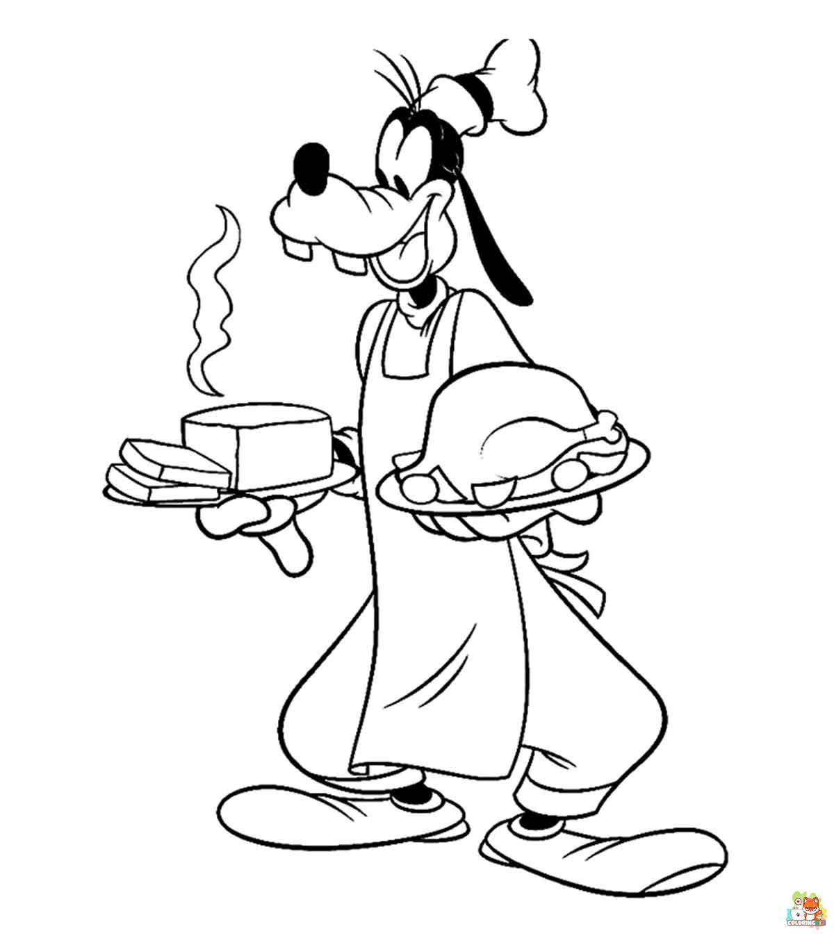 goofy coloring pages 5