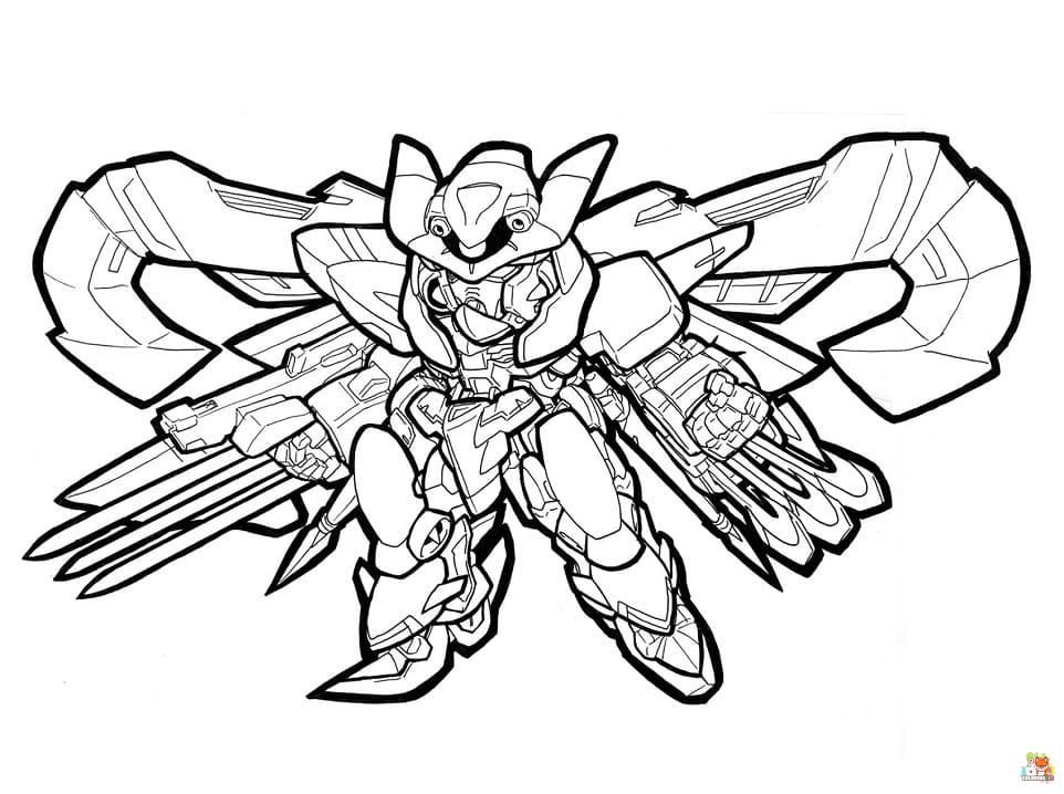 gundam coloring pages 3