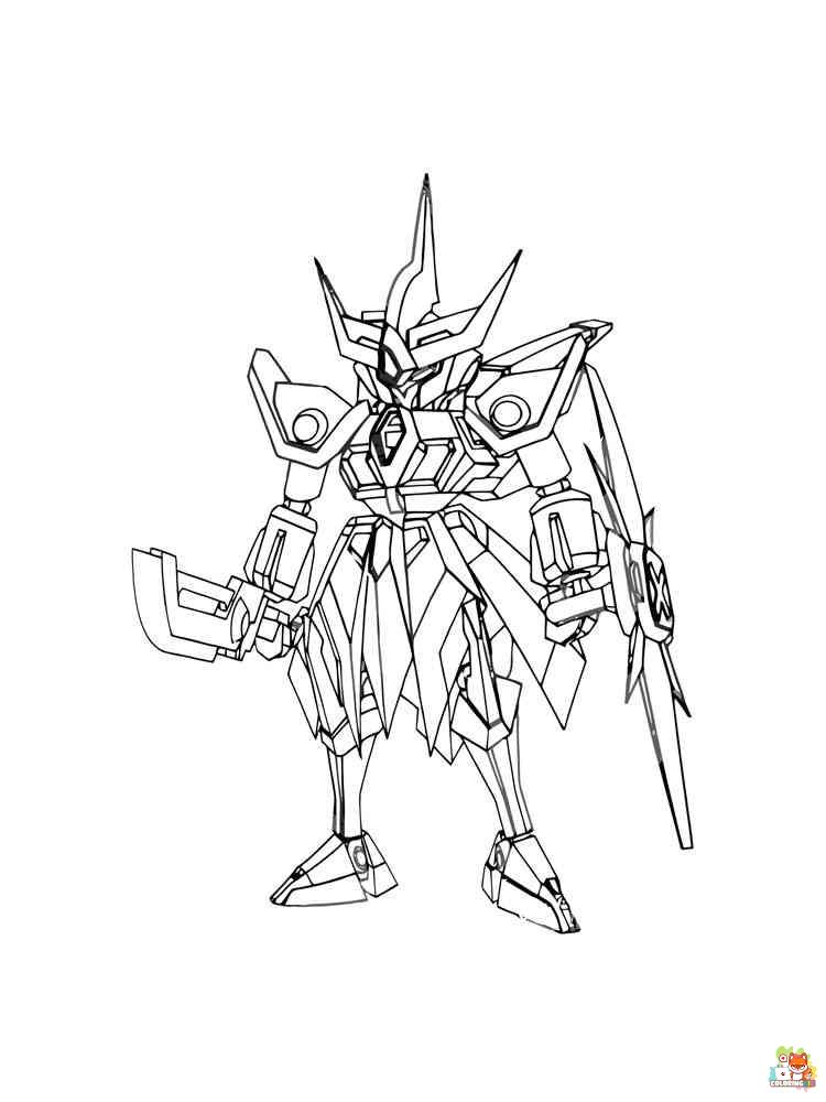 gundam coloring pages 5