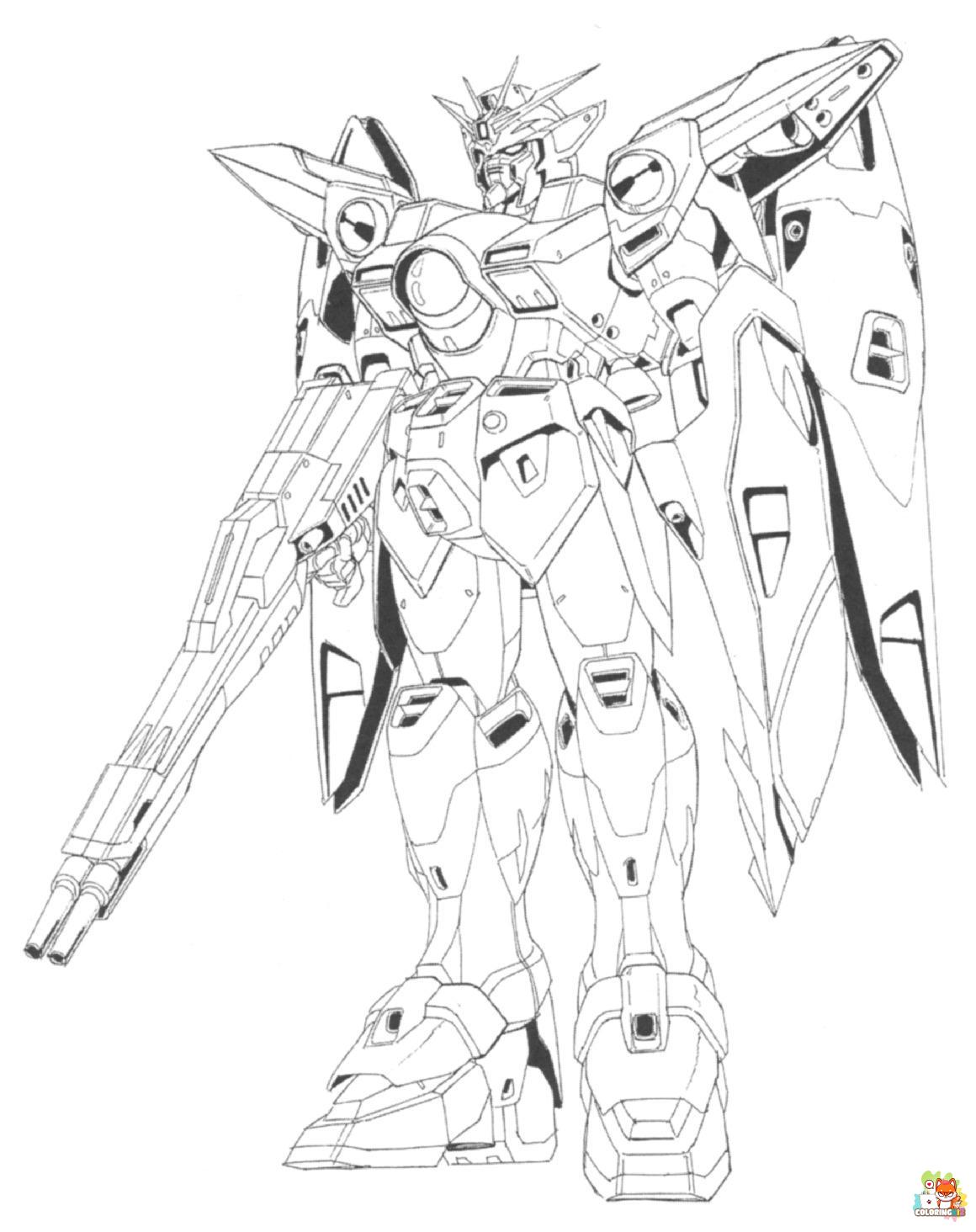gundam coloring pages 6